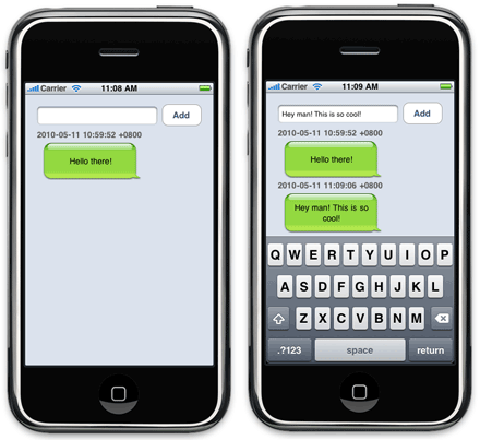 Gallery For > Iphone Text Message