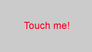 Touch inviting image