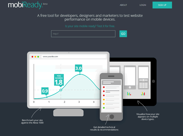 mobiReady Homepage