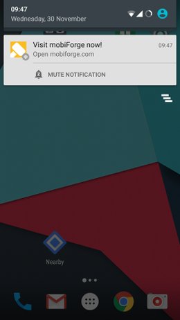 Nearby notification eddystone UID