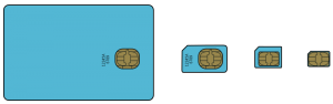By Cvdr based on Justin Ormont's workiThe source code of this SVG is valid.This vector image was created with Inkscape. - based on GSM Micro SIM Card vs. GSM Mini Sim Card - Break Apart.svg, CC BY-SA 3.0, https://commons.wikimedia.org/w/index.php?curid=20410641